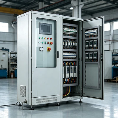 Dulap electric de control pentru turnul de uscare a cerealelor